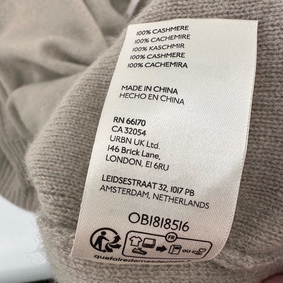 Free People Oliver 100% Cashmere Turtleneck Sweater Size XS - Picture 5 of 8